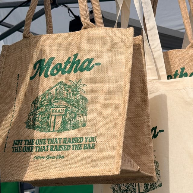 HAAM Organic Foldable Tote Bag.