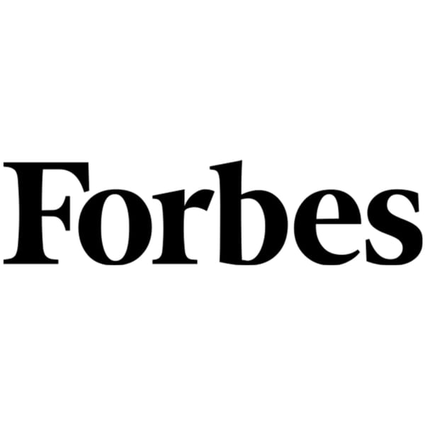The Forbes logo, a black serif typeface on a white background.