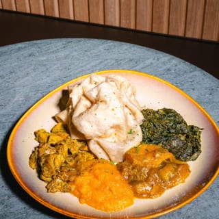 Buss Up Shut Roti Plate